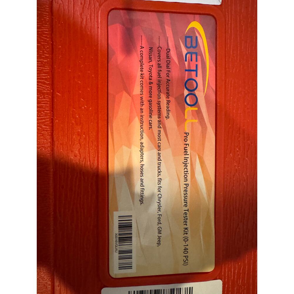 BETOO fuel injection pressure tester kit 140 PSI